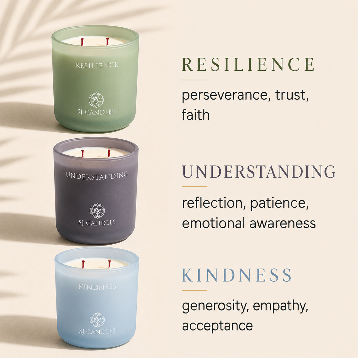 SJ Candles Intention Candle for Relaxation, Guided Meditation & Sound Frequencies