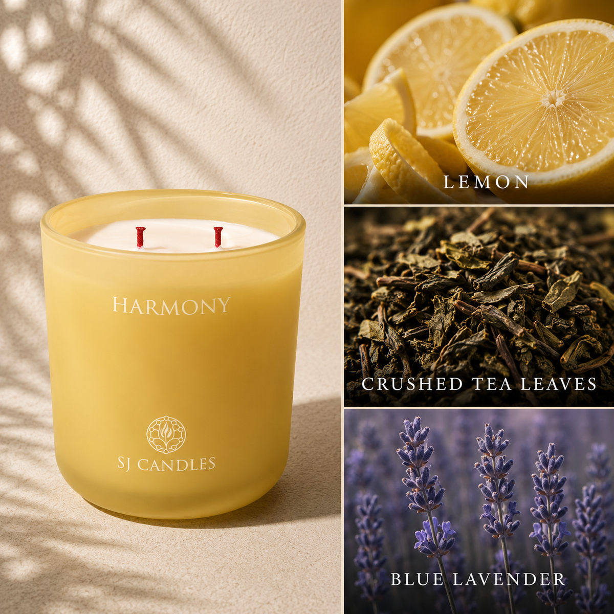 SJ Candles Intention Candle for Relaxation, Guided Meditation & Sound Frequencies