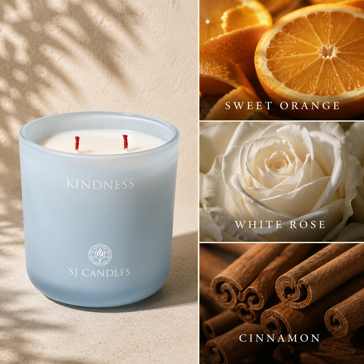 SJ Candles Intention Candle for Relaxation, Guided Meditation & Sound Frequencies