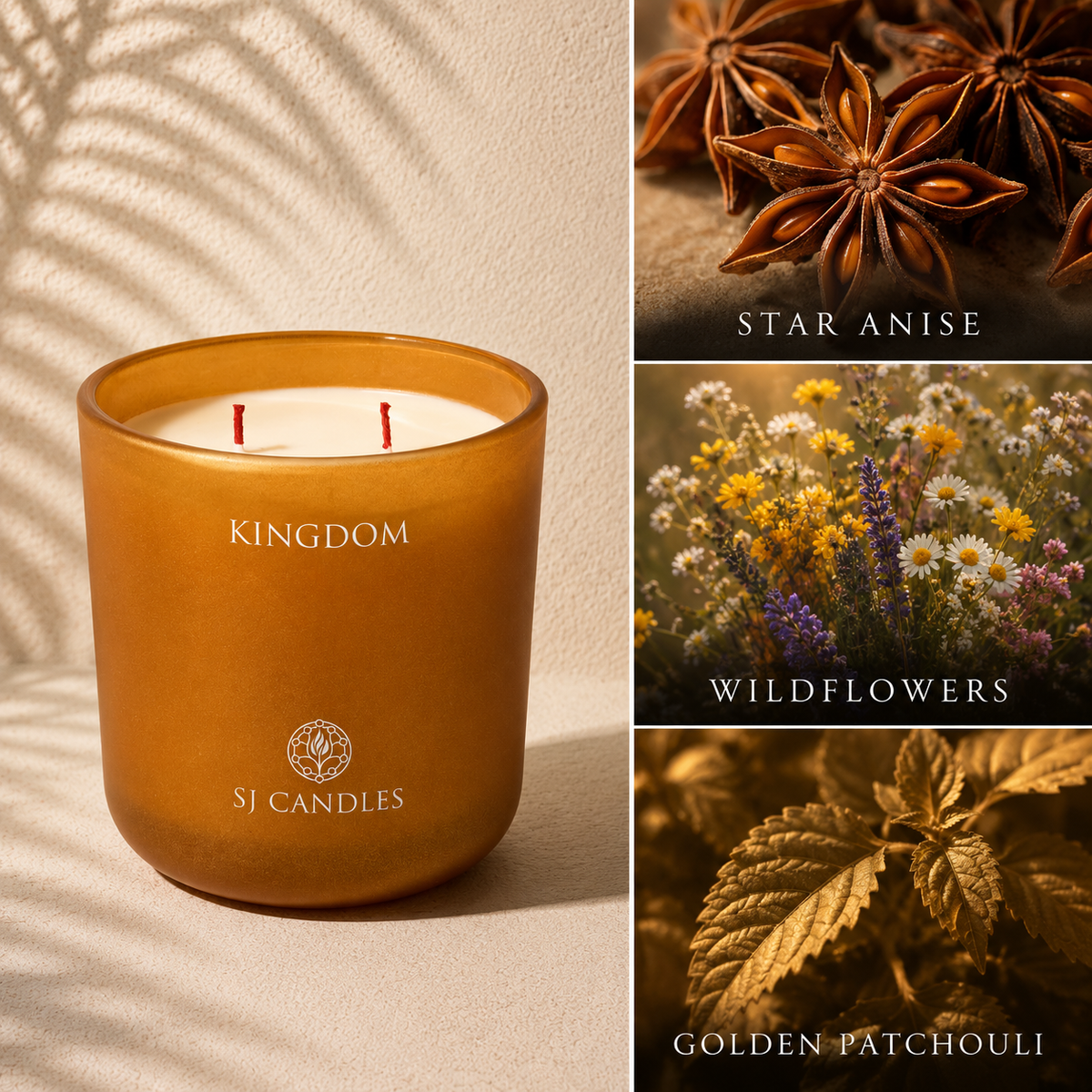 SJ Candles Intention Candle for Relaxation, Guided Meditation & Sound Frequencies