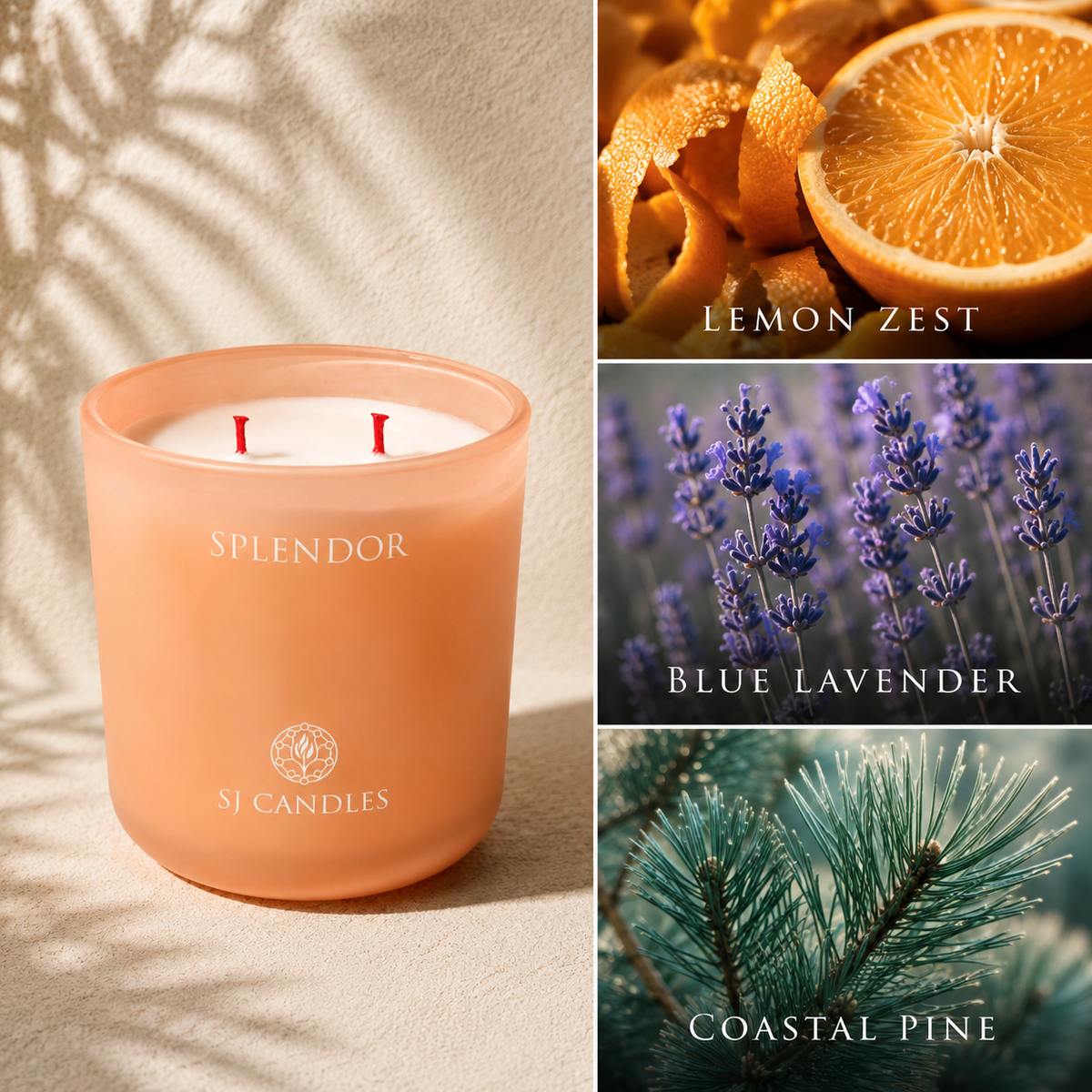 SJ Candles Intention Candle for Relaxation, Guided Meditation & Sound Frequencies