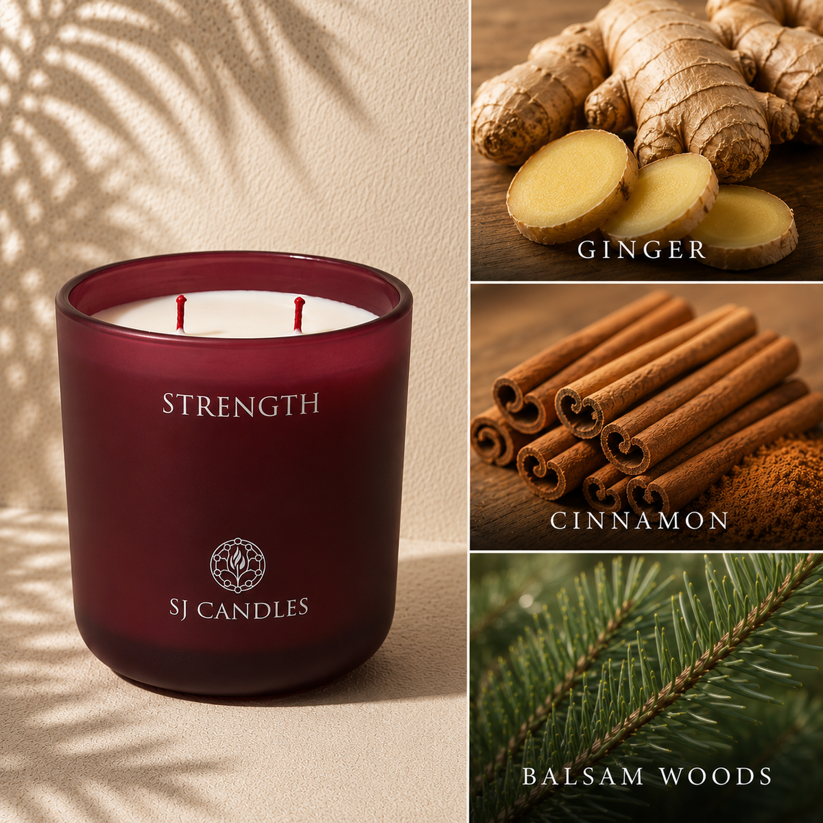 SJ Candles Intention Candle for Relaxation, Guided Meditation & Sound Frequencies
